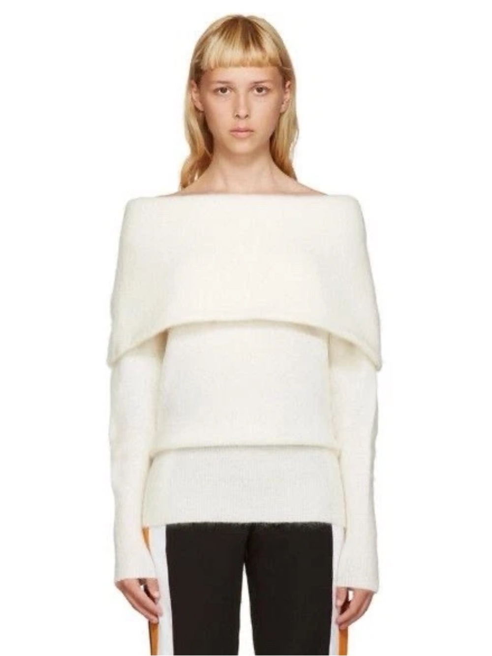 Acne Studios Daze Mohair Cream Sweater. Size M